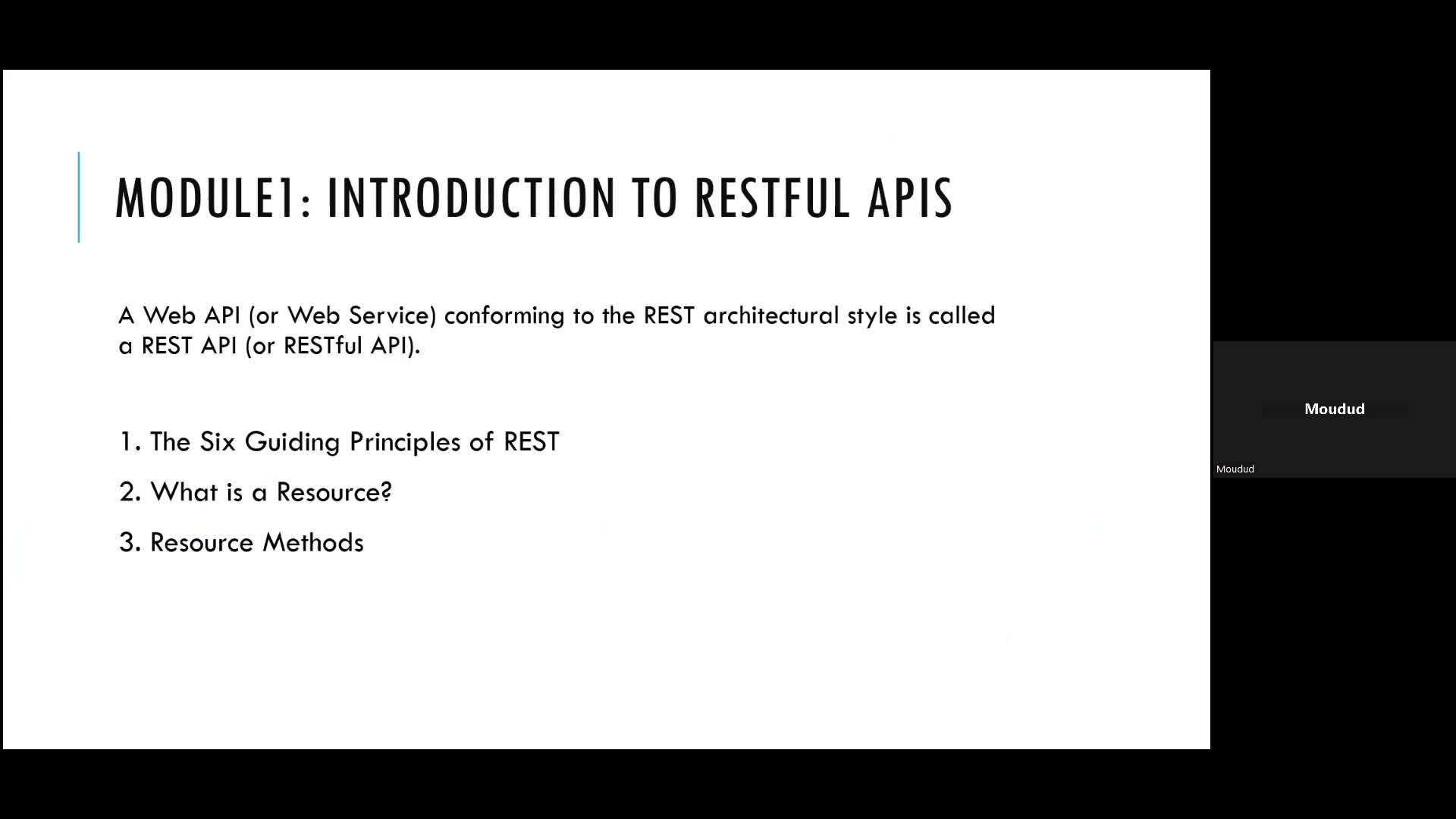 Introducing RESTful APIs