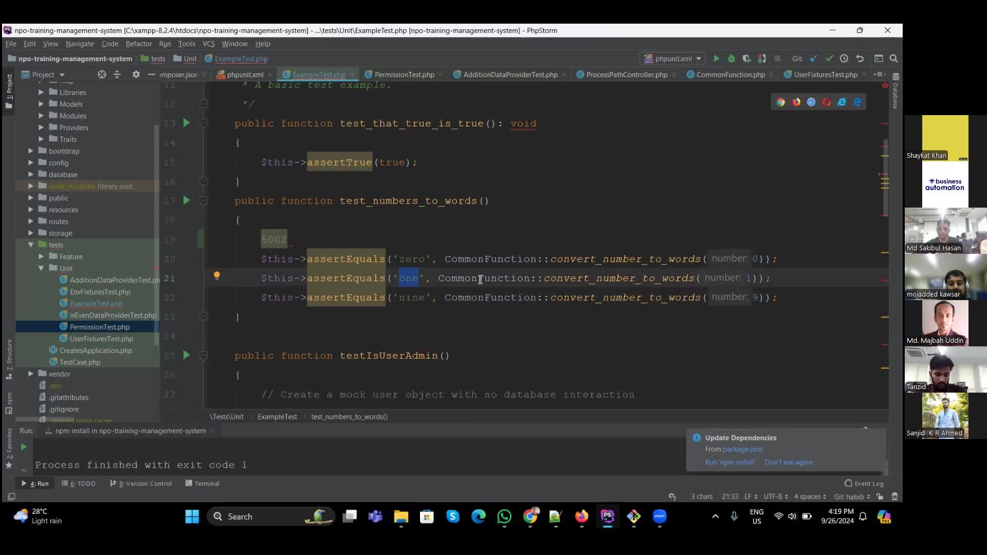 Development and Testing Standards_Unit and Integration Testing