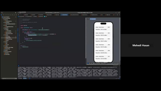 Developing an iOS application utilizing iOS and SwiftUI Session 02 (Final Session)
