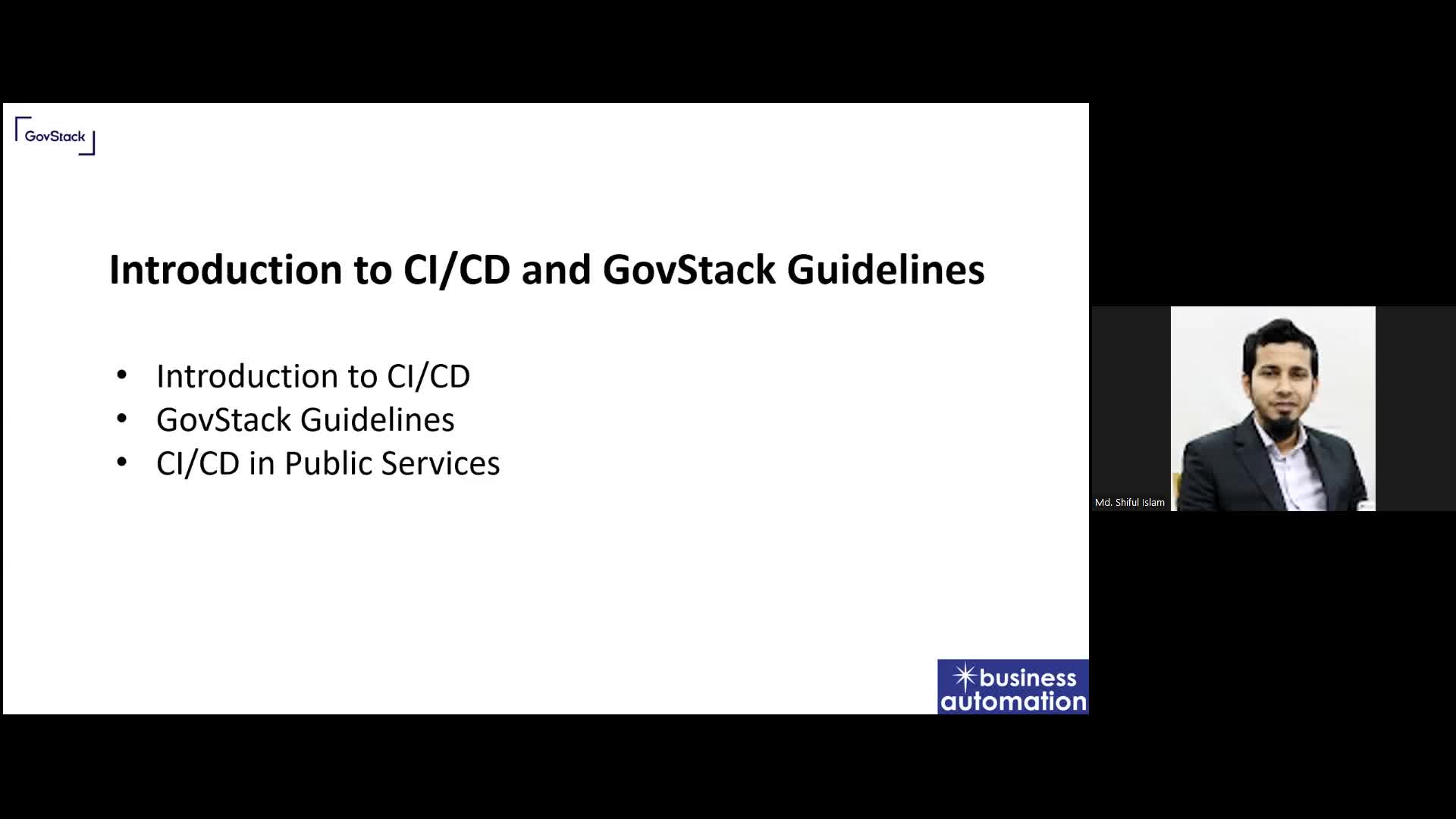 GovStack Specification Roadmap:(Development and Testing Standards): CI/CD Pipelines