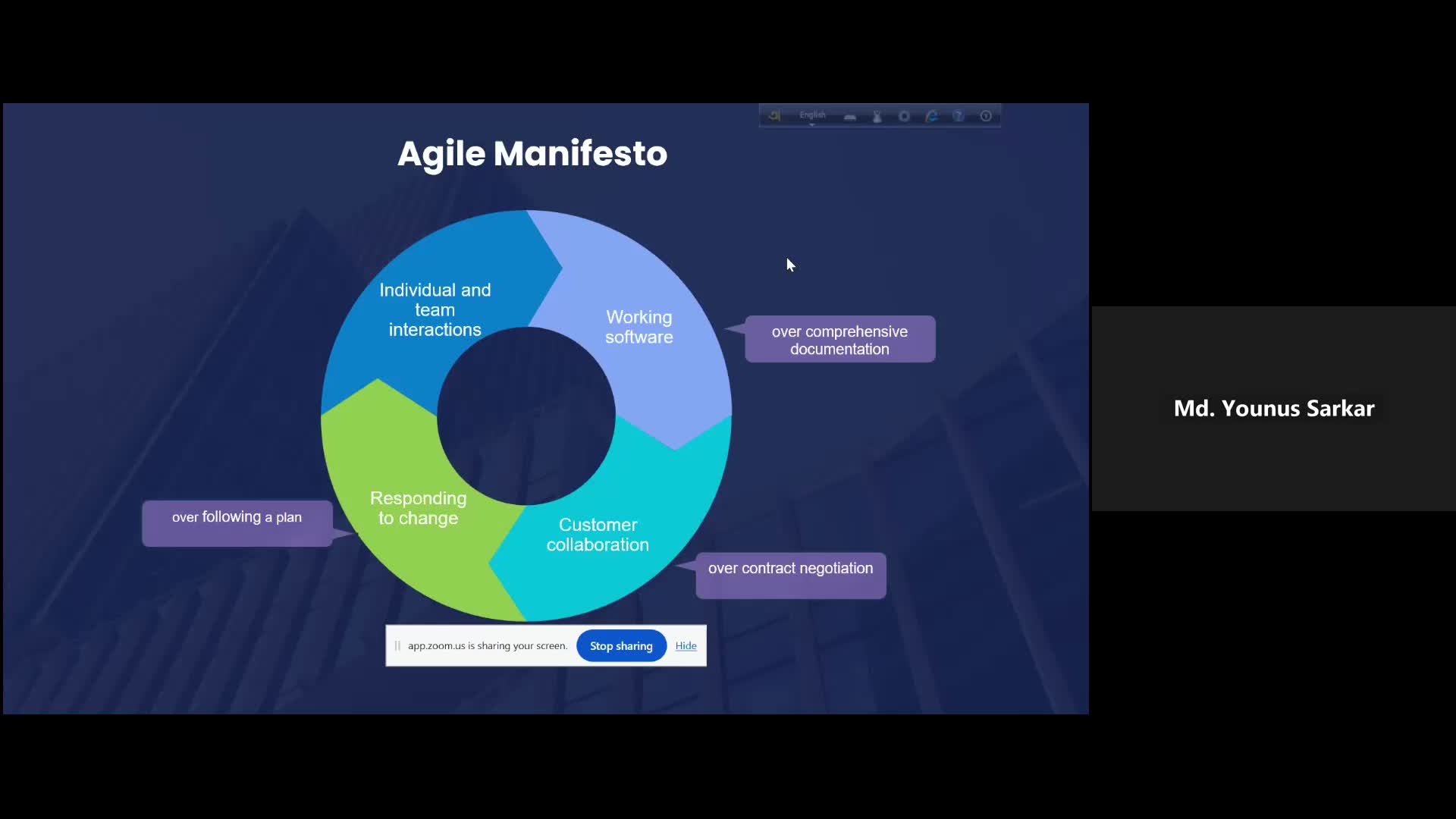 Understanding Agile Project Management with Agile Framework (SCRUM))- Session 1