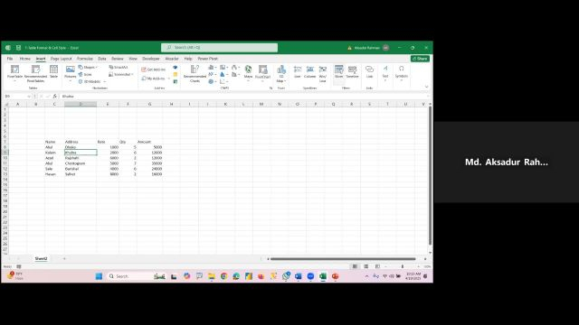 Excel Automation and Analytics Course session 02