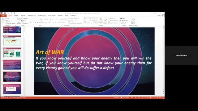 Advanced Cybersecurity Training Session 01