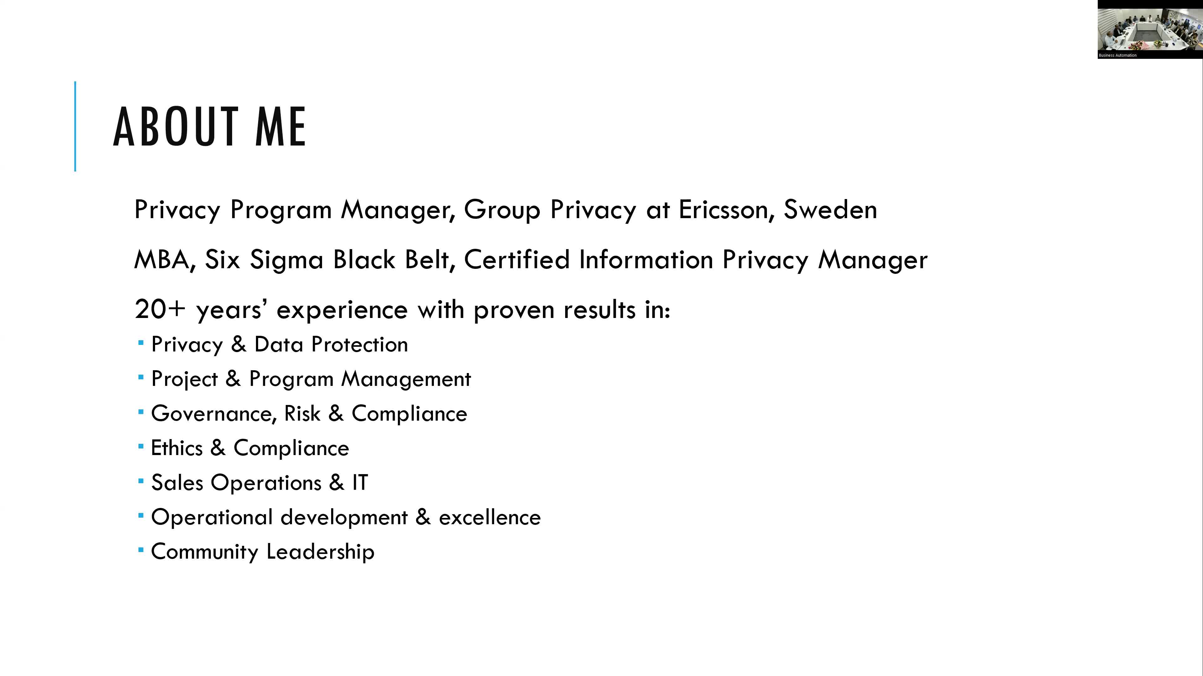 Data Privacy and Protection