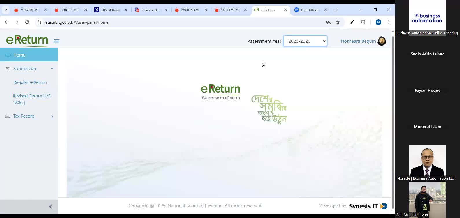 Session on Income Tax